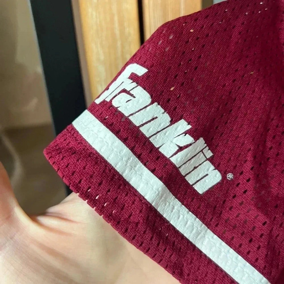 Texas A&M boys jersey mesh TAMU Aggies toddler little maroon white short sleeve - Picture 2 of 4